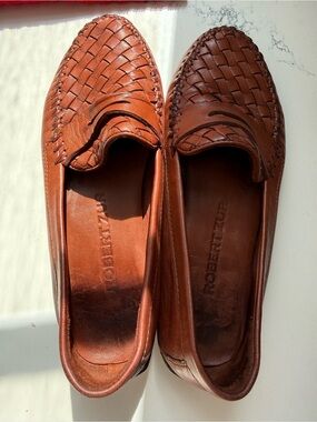 ROBERT ZUR Petra Driving Shoes - brown leather - women’s size 7